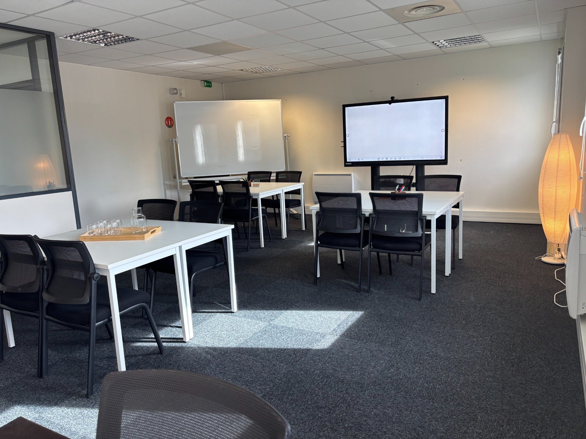 Salle en disposition formation